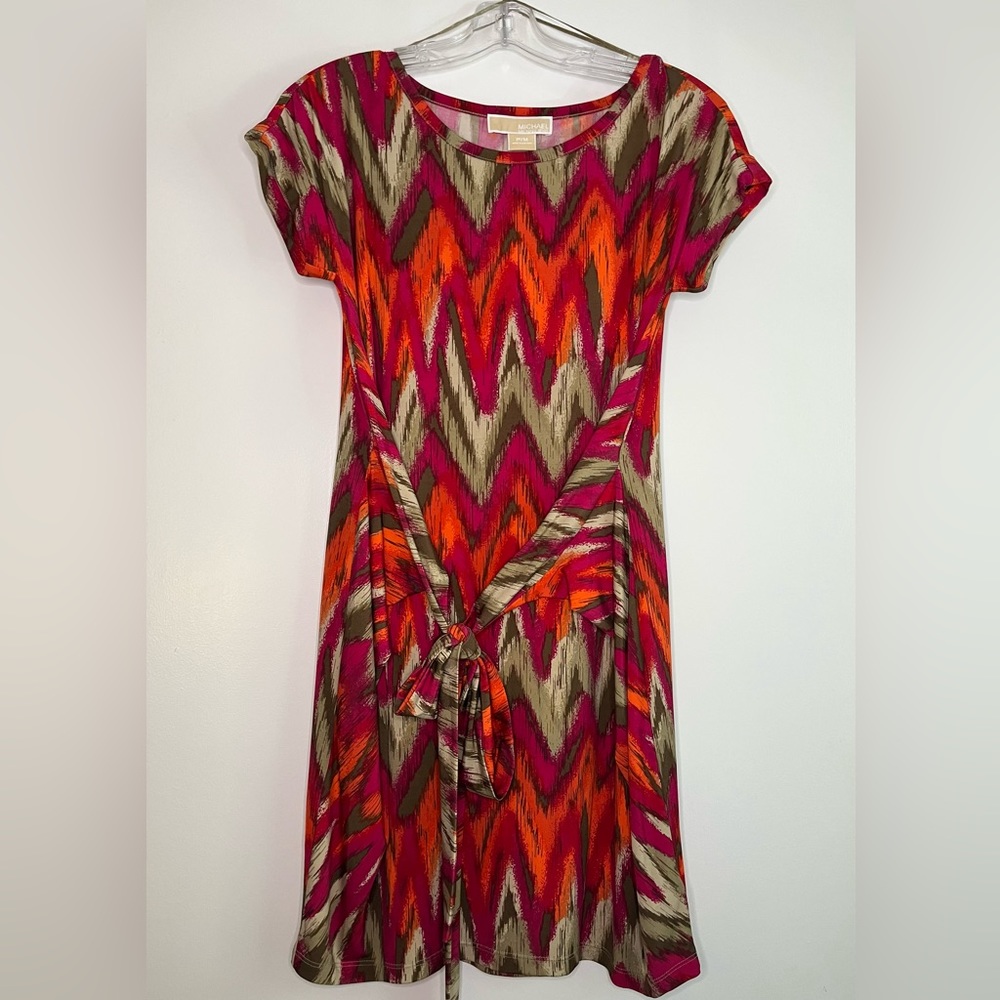 NWT Michael Michael Kors Mini Dress w/tie front SZ PM
